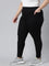 Black Cotton Stretch Yoga Legging
