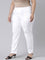 Women White Chinos Trousers