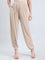 Dark Beige Viscose Stretch Harems