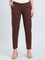 Dark Brown Cotton Cambric Cotton Pants