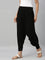 Women Solid Black Patiala Pants