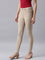 Women Solid Beige Super Stretch Jeggings