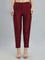 Plum Poly Modal Metallic Pants