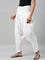 Women Solid White Cotton Salwar