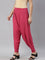 Women Solid Fuchsia Patiala Pants