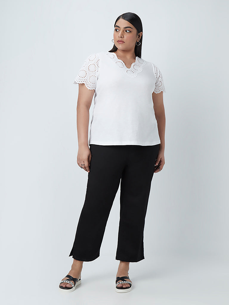 Buy Gia Curves by Westside Teal Flared Pants for Online @ Tata CLiQ