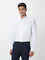 WES Formals White Relaxed Fit Shirt