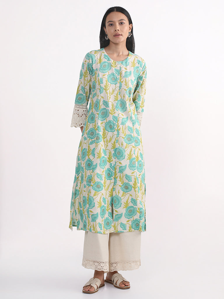 Utsa by 2025 westside turquoise kurta