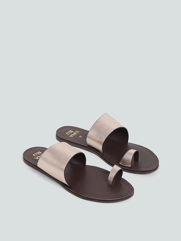 Buy LUNA BLU by Westside Black Embroidered Buckle Strap Cork Sandals for  Online @ Tata CLiQ