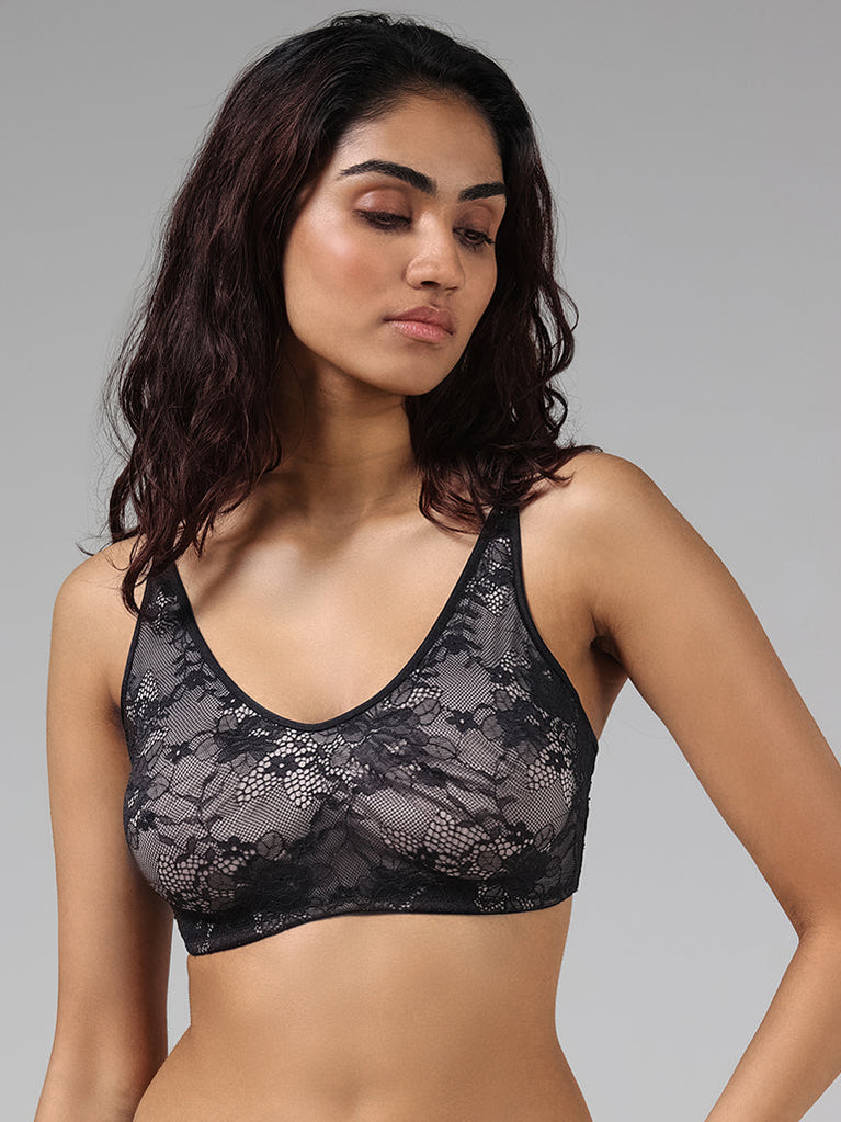 STYLE FLAKES Lace Bralette Women Bralette Heavily Padded Bra - Buy STYLE  FLAKES Lace Bralette Women Bralette Heavily Padded Bra Online at Best  Prices in India