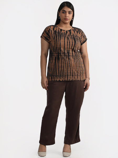 Gia Curve by Westside Navy Stripe Patterned Cotton Top Price in India, Full  Specifications & Offers | DTashion.com