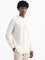 ETA White Solid Slim Fit Shirt