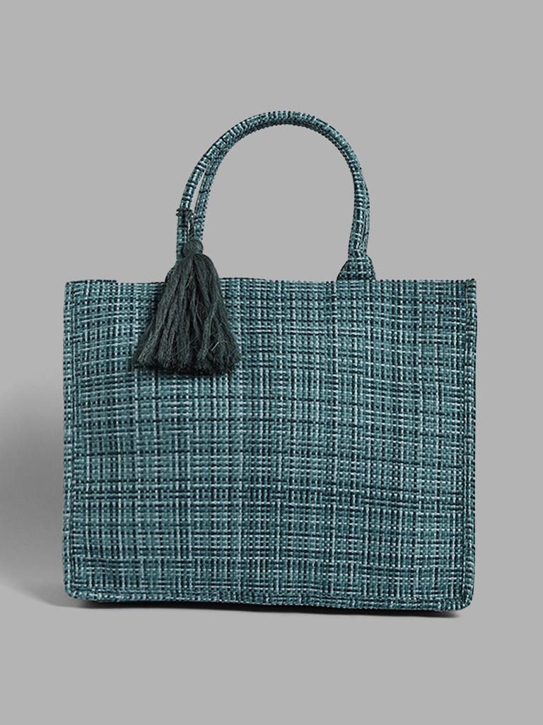 Peacock 2025 blue handbag