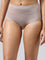 Wunderlove Solid Light Brown Seamless Full Brief