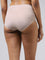 Wunderlove Solid Light Brown Seamless Full Brief