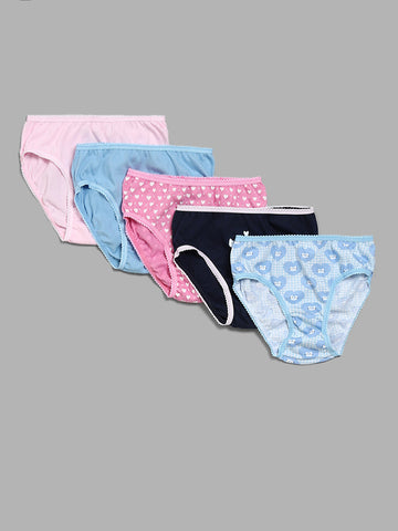 Maa Laxmi Collection's Plain & Printed Cotton Material Underwear Panties in  Regular Sizes 12 Pack Combo for Women & Girls