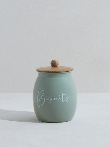 Westside Home Mint Biscuits Canister