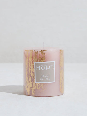 Westside Home Pink Pillar Candle-Small