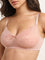 Wunderlove Peach Lace Soft Bra