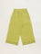 Utsa Kids Green Crochet Trim Cotton Blend Palazzos (8 -14yrs)