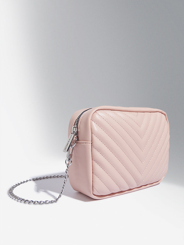 Studiowest Pink Quilted Pouch