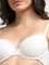 Wunderlove White Lace Design Padded Wired Bra