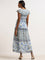 LOV Blue Floral Maxi Dress