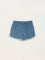 HOP Kids Blue Chambray Mid Rise Shorts