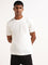 Nuon Cream Printed Slim Fit T-Shirt