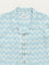 HOP Kids Blue Chevron Printed Shirt