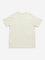 Y&F Kids Off-White Knit-Textured T-Shirt