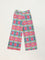 Utsa Kids Pink Ikat Printed High-Rise Cotton Blend Palazzos - (8 -14yrs)