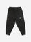 HOP Kids Black Mid-Rise Cotton Blend Cargo Joggers