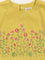 Utsa Kids Mustard Floral Embroidered Cotton Top (2 - 8yrs)