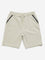 Y&F Kids Beige Mid-Rise Cotton Shorts