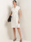 Wardrobe White Utility Shirt Dress with Belt