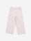 HOP Kids Light Pink Butterfly Schiffli Mid-Rise Cotton Pants