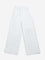 Y&F Kids White Text Design Print Mid Rise Track Pants