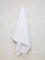 Westside Home White Self-Striped Luxe Bath Towel