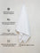 Westside Home White Self-Striped Luxe Bath Towel