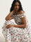 LOV White Floral Patterned Cotton Tiered Dress