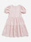 Y&F Kids Pink Floral Printed Tiered Dress