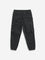 HOP Kids Black Cargo-Style Mid-Rise Cotton Blend Joggers