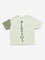 HOP Kids Sage Colour-Blocked Design Cotton T-Shirt