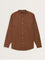 Ascot Tan Solid Relaxed-Fit Cotton Shirt