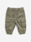 HOP Baby Sage Mid-Rise Cotton Cargo Joggers