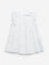 HOP Baby White Heart A-Line Cotton Dress