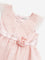 HOP Baby Pink Rosette Design Party Dress