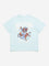 HOP Kids Light Blue Skater-Inspired Cotton T-Shirt