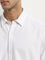 Ascot White Textured Relaxed-Fit Shirt